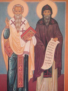 Monniken Cyrillus en Methodius
