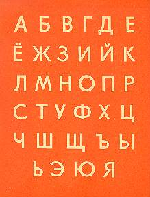 Het Russische alfabet